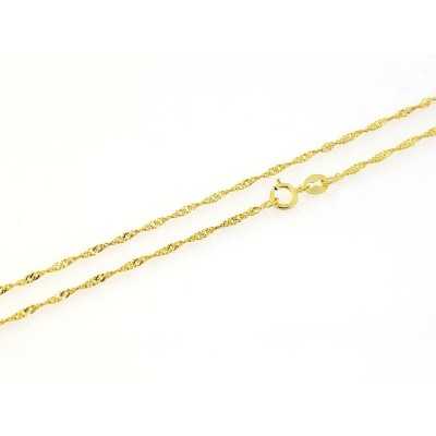 Złoty łańcuszek Au 585 Singapur