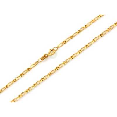 Łańcuszek złoty Au 585 Figaro