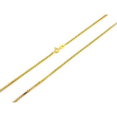 Łańcuszek złoty Au 585 Kostka