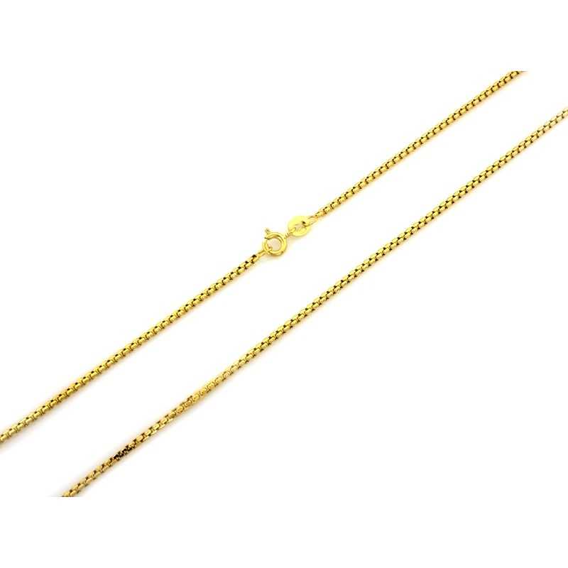 Łańcuszek złoty Au 585 Kostka