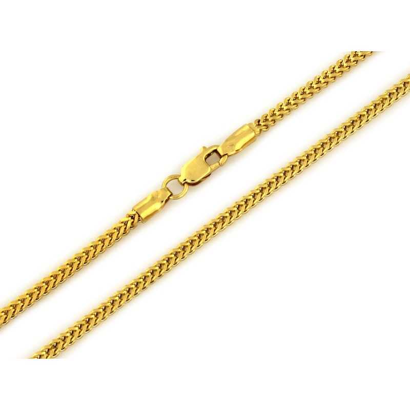 Łańcuszek złoty Au 585 Lisi Ogon