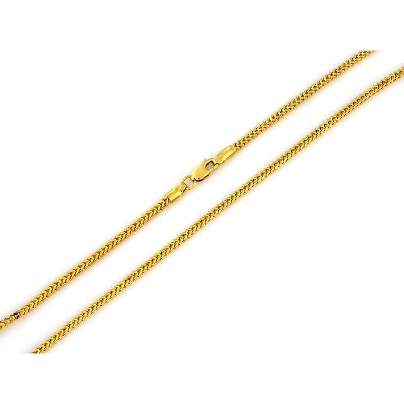 Łańcuszek złoty Au 585 Lisi Ogon