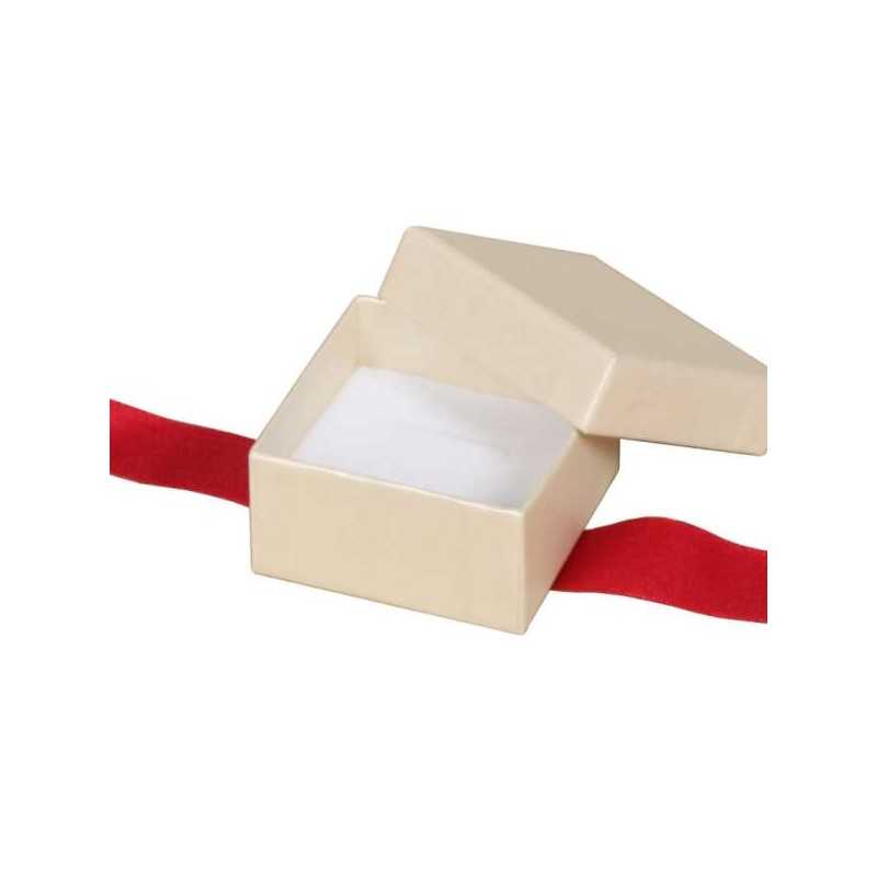 Pudełeczko papierowe z kokardą