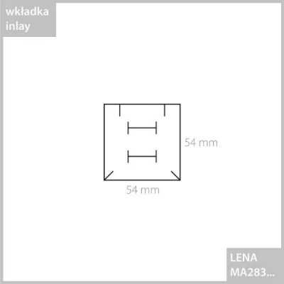 Czerwone pudełeczko z papieru ze złotym sercem.