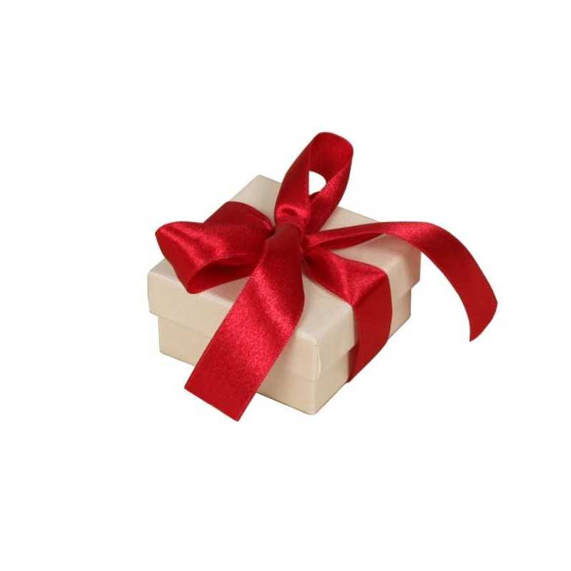 Pudełeczko papierowe z kokardą