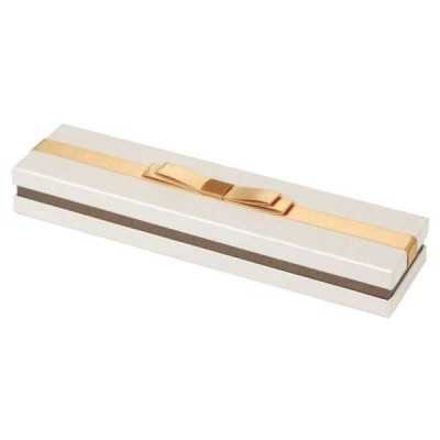 Pudełko papierowe z kokardą na bransoletę