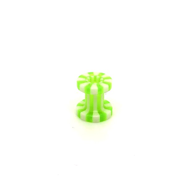 Piercing - Rozpychacz do uszu 4,5 mm zielony