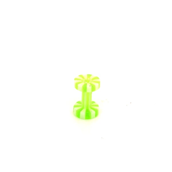 Piercing - Rozpychacz do uszu 2,5 mm zielony
