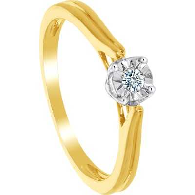 Pierścionek Au 585 z brylantem 0.05ct