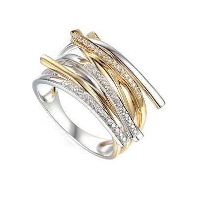 Pierścionek z diamentami Au 585