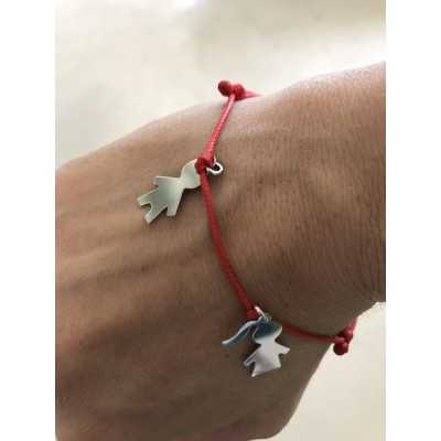 Bransoletka na sznurku Chłopiec Dziewczynka 