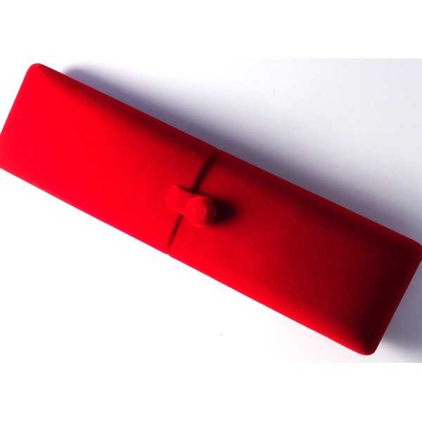 Pudełko welurowe długie WEL01