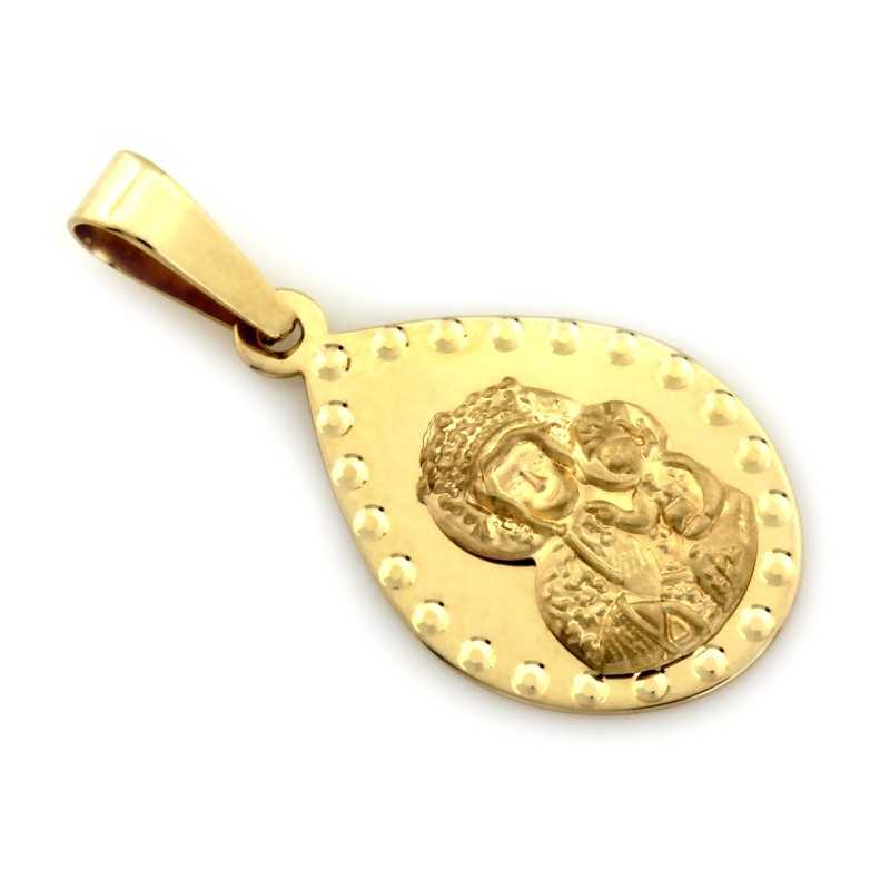 Medalik złoty Au 585 Czarna Madonna