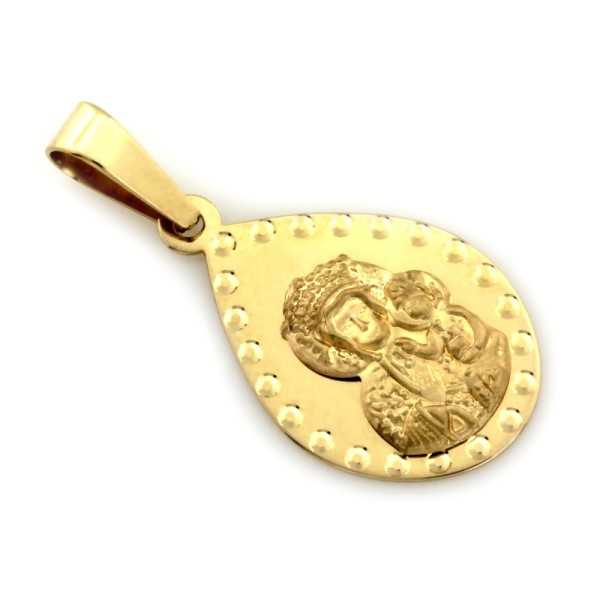 Medalik złoty Au 585 Czarna Madonna