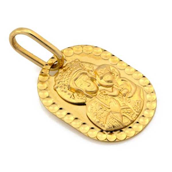 Złoty medalik Au 585 Częstochowska