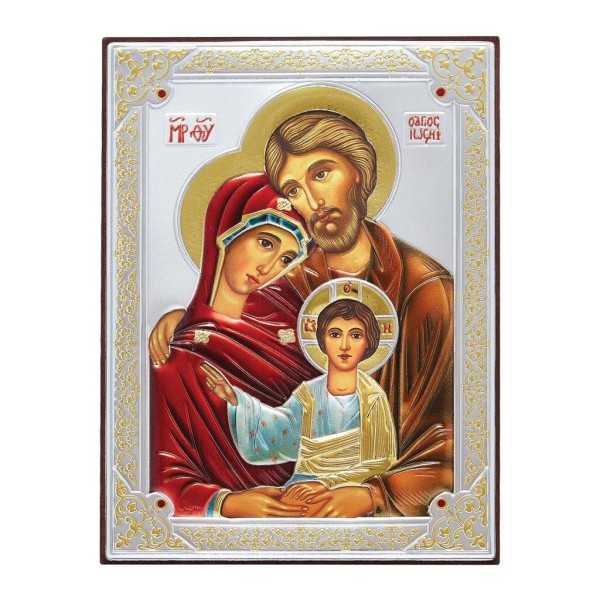 Ikona srebrna Święta Rodzina 31172D