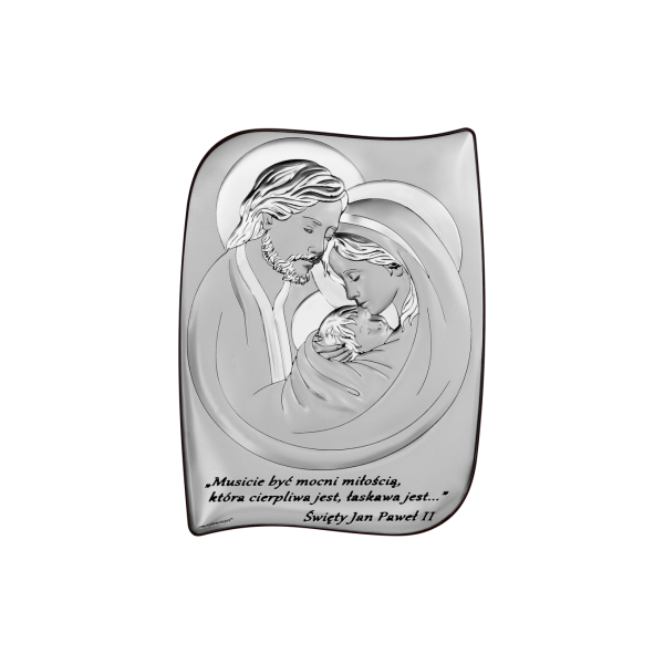 Obrazek srebrny Święta Rodzina 6466S