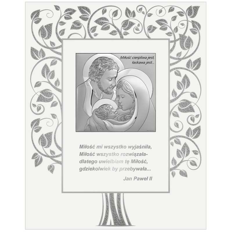 Obrazek Srebrny Święta Rodzina 6741P/2C