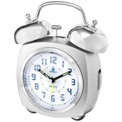 Budzik Kwarcowy Perfect BA 930 B srebrny