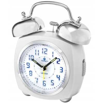 Budzik Kwarcowy Perfect BA 930 B biały