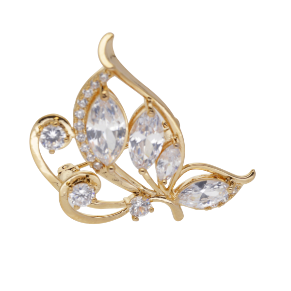 Broszka z cyrkoniami BRGS09