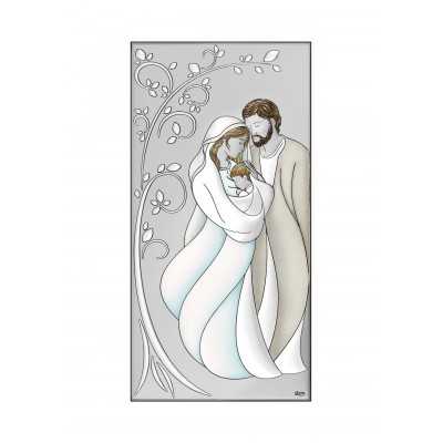 Obrazek Srebrny Święta Rodzina Kolorowy DS114/2C