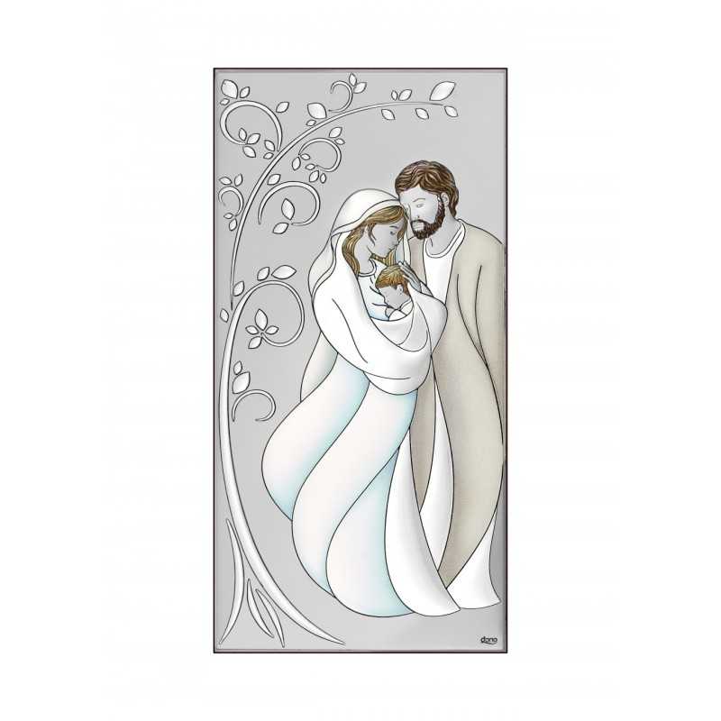 Obrazek Srebrny Święta Rodzina Kolorowy DS114/2C