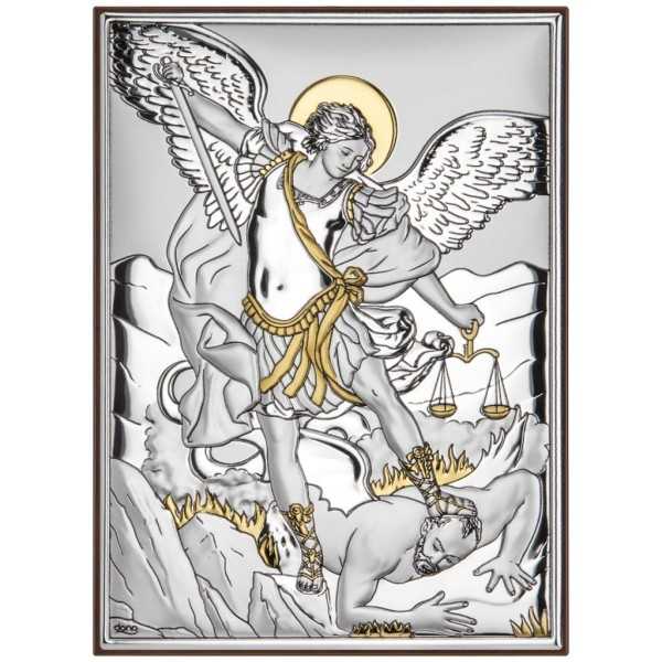 Obrazek srebrny Michał Archanioł DS40/2O