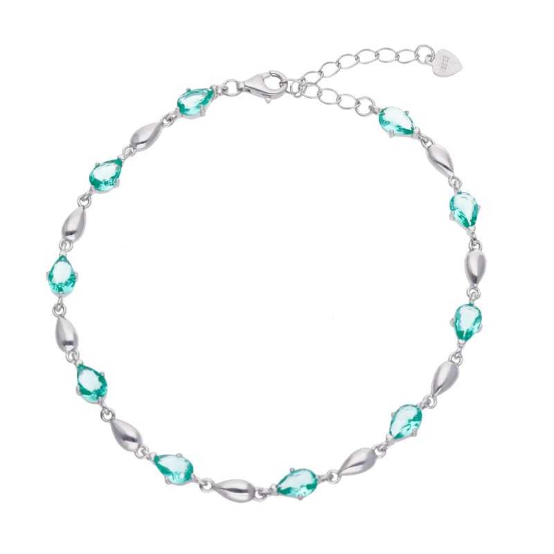 Srebrna bransoleta z cyrkonią IM0704BR