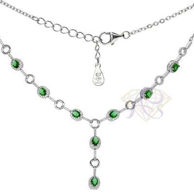 Naszyjnik srebrny rodowany Ag 925 IMN110921G