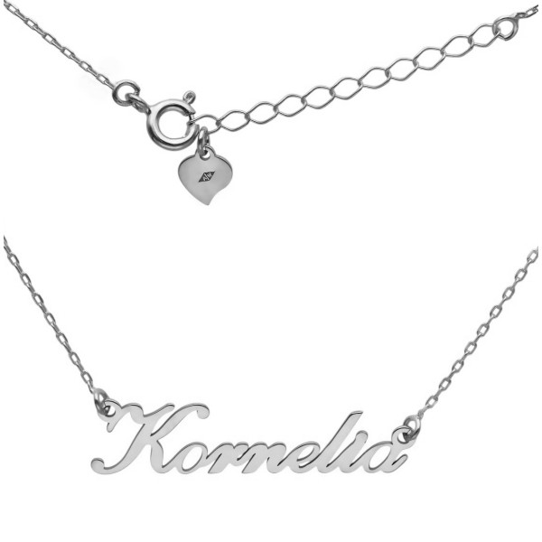 Naszyjnik srebrny Ag 925 imię Kornelia KORNELIANR