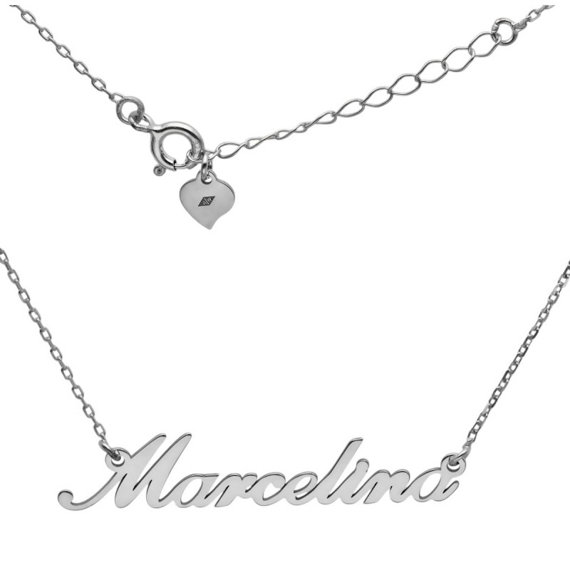 Naszyjnik Ag 925 imię Marcelina MARCELINANR
