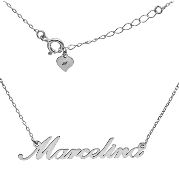 Naszyjnik Ag 925 imię Marcelina MARCELINANR