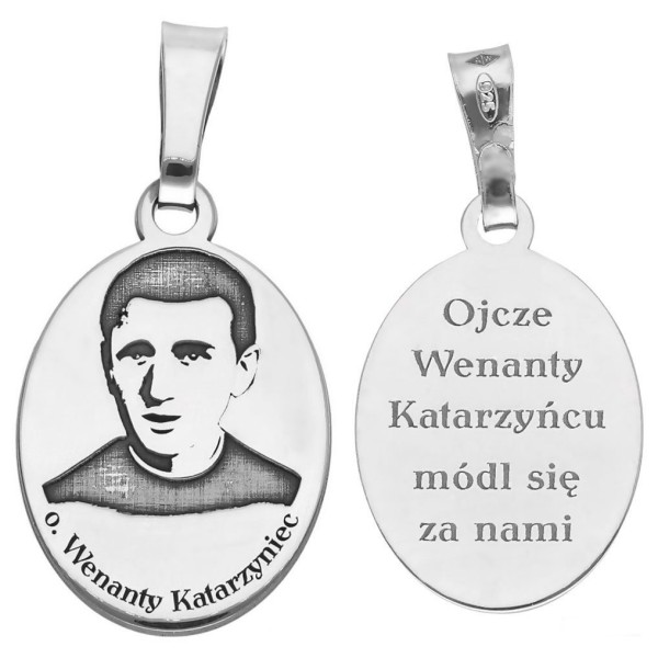 Srebrny medalik Ag 925 o. Katarzyniec MDC119R
