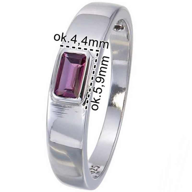 Pierścionek Ag 925 Rodolit NA2293-R-ROD-WP