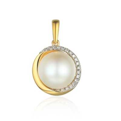 Wisior złoty z perłą Au 585 P34407 Y