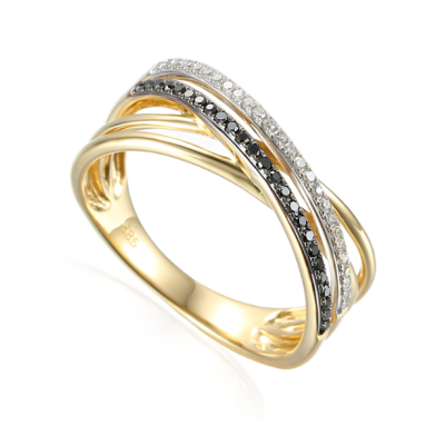 Pierścionek z brylantami Au 585