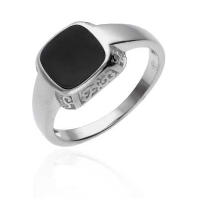 Srebrny sygnet Ag 925 rodowany S005