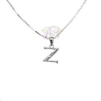 Literka srebrna "Z" wisior SLT116