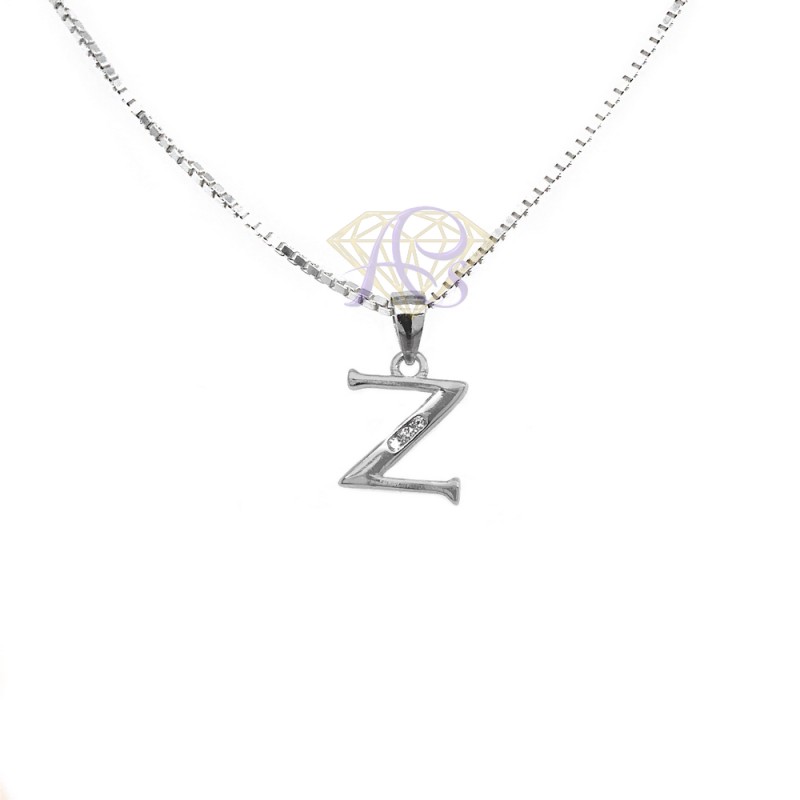 Literka srebrna "Z" wisior SLT116
