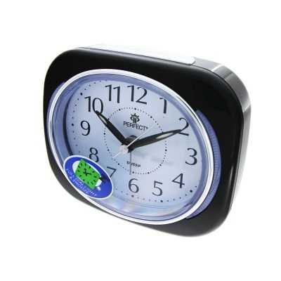 Budzik kwarcowy Perfect SQ 826 czarny