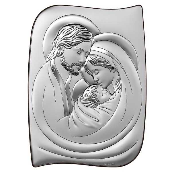Obrazek srebrny Święta Rodzina 6466