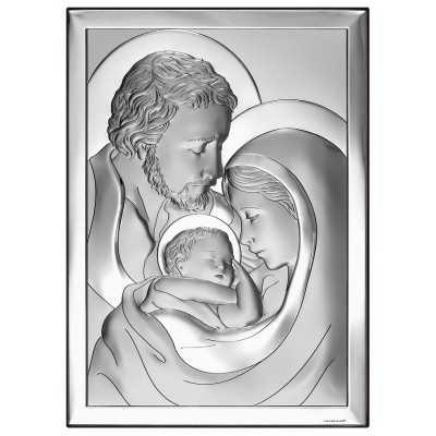 Obrazek srebrny Święta Rodzina 6649