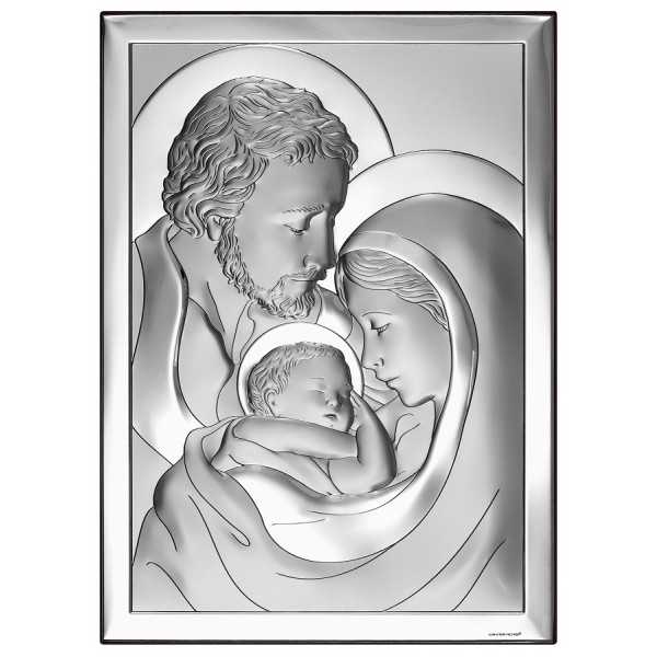Obrazek srebrny Święta Rodzina 6649