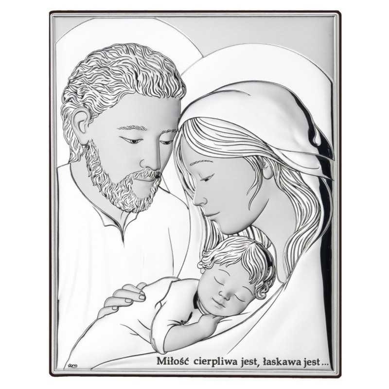 Obrazek Srebrny Święta Rodzina DS25/2X