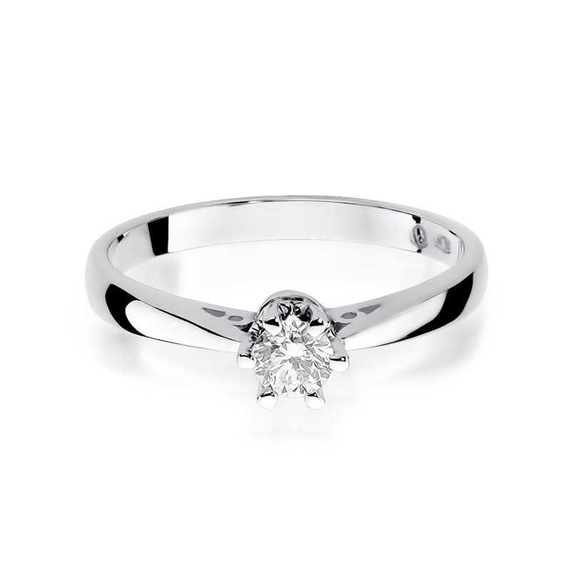 Pierścionek złoty Au 585 z brylantem 0.25ct