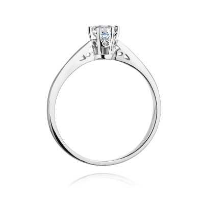 Pierścionek złoty Au 585 z brylantem 0.25ct