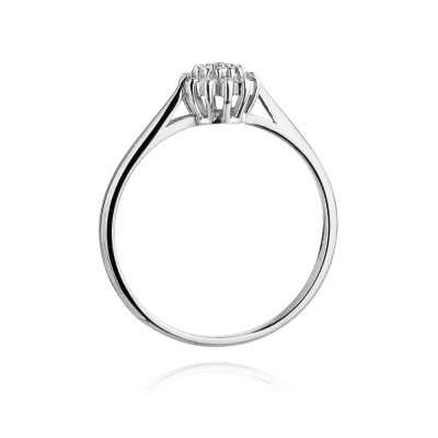 Pierścionek złoty Au 585 z diamentami W-401