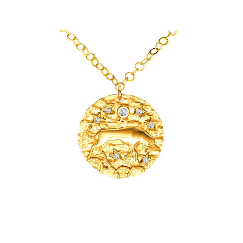 Srebrny naszyjnik znak zodiaku Byk ZZ5207B_2