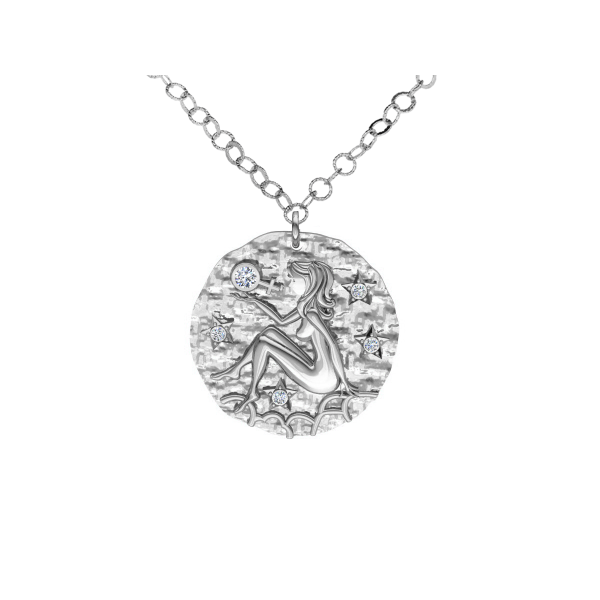 Srebrny naszyjnik znak zodiaku Panna ZZ5207P